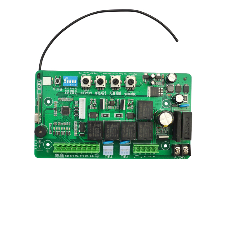 Gibt es zusätzliches Zubehör oder Peripheriegeräte, die an eine Gate Motor Control Board angeschlossen werden können? 